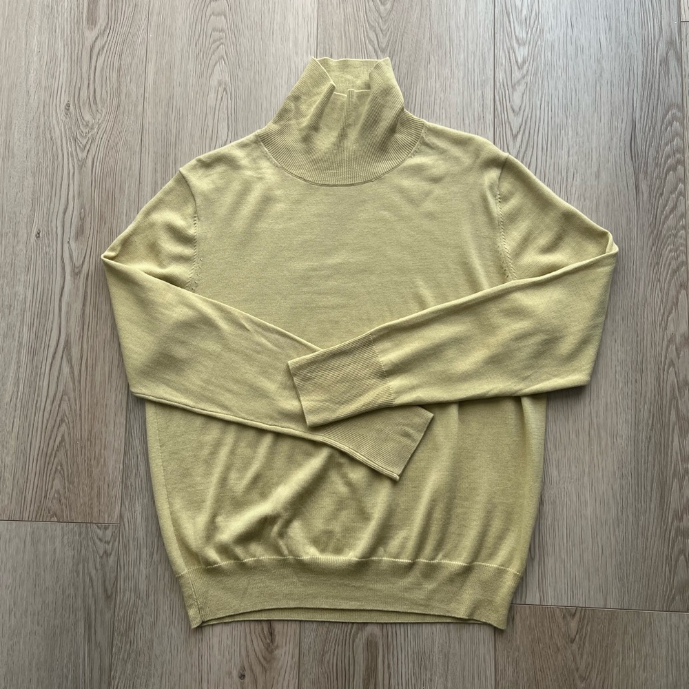 Wilfred Turtleneck lightweight sweater Sz L - Picture 10 of 12